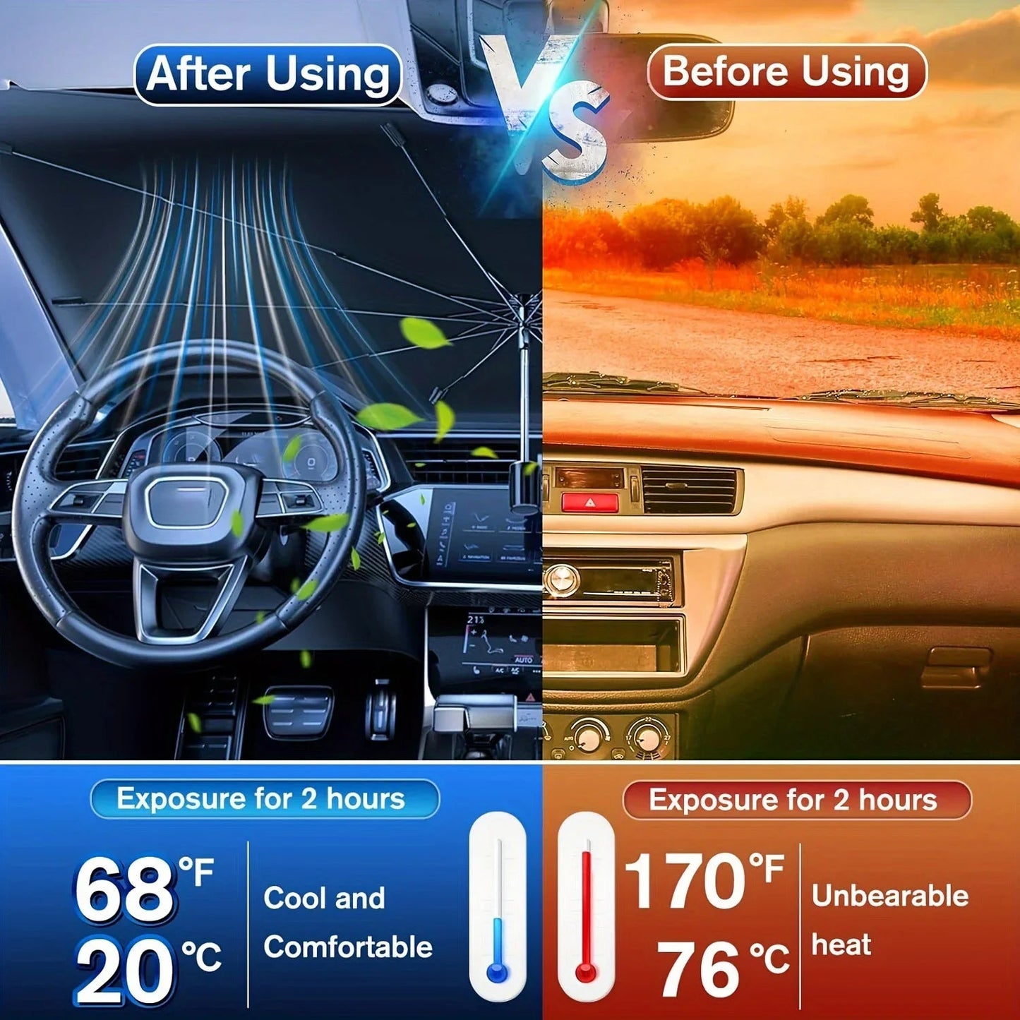 Foldable Car Sun Umbrella